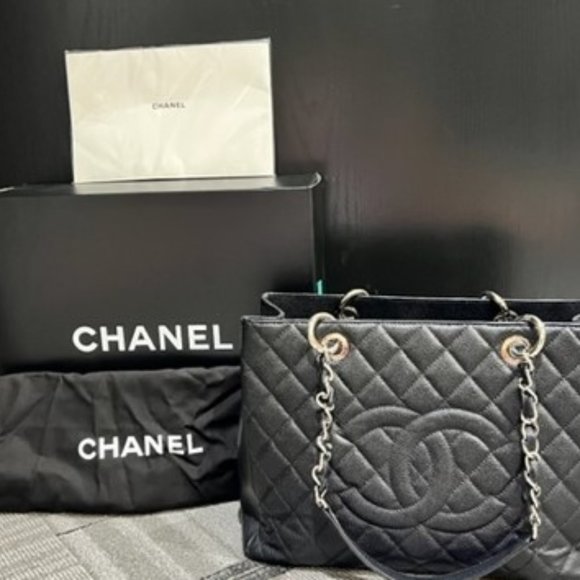 Chanel Quilted Grand Shopping Tote - Picture 1 of 5